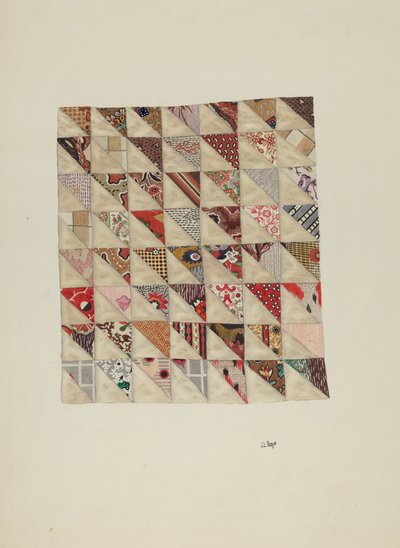 Kawałek perkalowego patchworku autorstwa Joseph L. Boyd