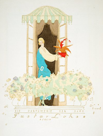 Reklama Gustava Lohse, Berlin, od Styl, pub 1922 (odbitka w pochoirze) autorstwa Joseph Lambert also Wiertz Wiertz