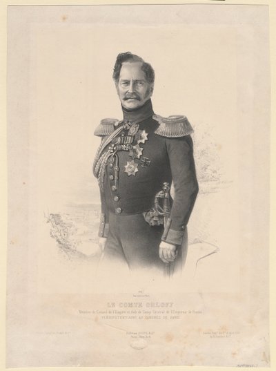 Portret hrabiego Aleksieja Fiodorowicza Orłowa 1787-1862 autorstwa Joseph Lemercier