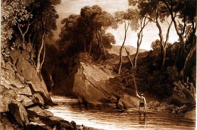F.30.I W pobliżu Blair Athol, z „Liber Studiorum”, grawerowane przez Williama Say autorstwa Joseph Mallord William (after) Turner