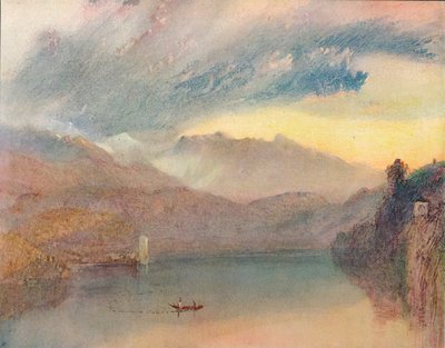 Jezioro Szwajcarskie, 1909 autorstwa Joseph Mallord William Turner