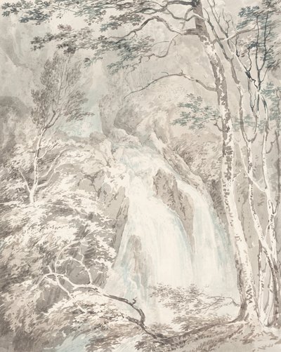 Wodospad autorstwa Joseph Mallord William Turner