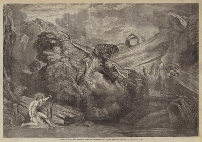 Apollo zabija Pythona autorstwa Joseph Mallord William Turner