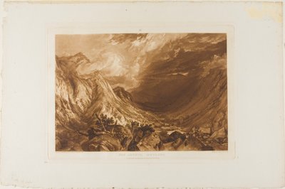 Ben Arthur, tablica 69 z Księgi Studiów autorstwa Joseph Mallord William Turner