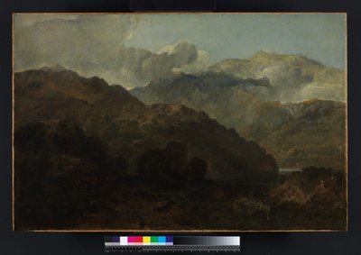 Góry Ben Lomond, Szkocja: Podróżnik - Vide Wojna Osjana o Caros 1799-1800 (olej na płótnie) autorstwa Joseph Mallord William Turner