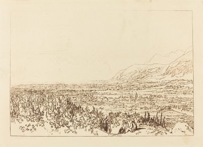 Łańcuch Alp od Grenoble do Chamberi autorstwa Joseph Mallord William Turner