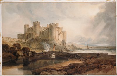 Zamek Conway, ok. 1802 autorstwa Joseph Mallord William Turner