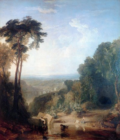 Przeprawa przez potok, ok. 1815 r. autorstwa Joseph Mallord William Turner