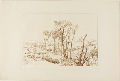 Crowhurst, płyta 76 z Liber Studiorum autorstwa Joseph Mallord William Turner