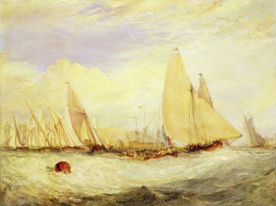 Zamek East Cowes, siedziba J Nash Esq., Regaty Beating to Windward autorstwa Joseph Mallord William Turner