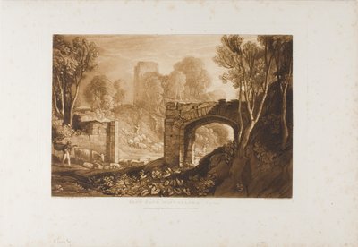 Brama Wschodnia, Winchelsea, tablica 67 z Liber Studiorum autorstwa Joseph Mallord William Turner