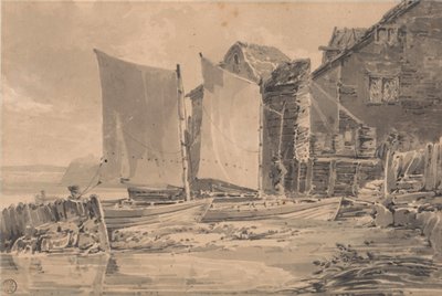 Chata rybacka, Dover autorstwa Joseph Mallord William Turner