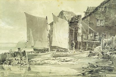 Chata Rybaka, Dover autorstwa Joseph Mallord William Turner