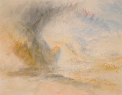 Stopa św. Gotarda, ok. 1842 (akwarela na papierze) autorstwa Joseph Mallord William Turner