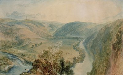 Gibside, County Durham od północy (patrz 155783 dla pary) autorstwa Joseph Mallord William Turner