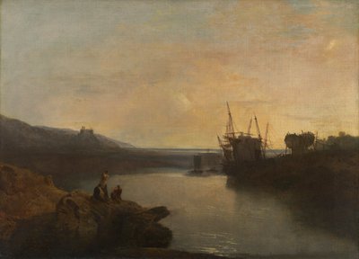 Zamek Harlech, z promu Tygwyn, Summer