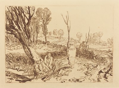 Zabezpieczanie i wodowanie autorstwa Joseph Mallord William Turner