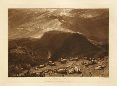 Wzgórze Hindhead autorstwa Joseph Mallord William Turner