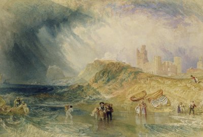 Święta Wyspa, Northumberland, ok.1820 autorstwa Joseph Mallord William Turner