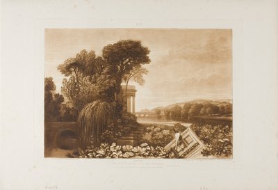 Izyda, tablica 68 z Księgi Studiów autorstwa Joseph Mallord William Turner
