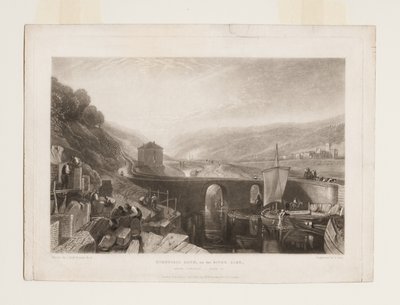 Śluza Kirkstall na rzece Aire autorstwa Joseph Mallord William Turner