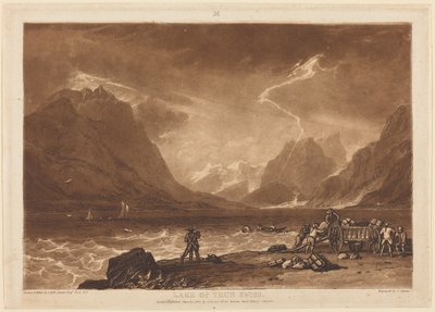 Jezioro Thun autorstwa Joseph Mallord William Turner