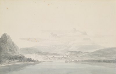 Pejzaż, wg Johna Roberta Cozensa (1752-99) (ołówek i akwarela na papierze) autorstwa Joseph Mallord William Turner
