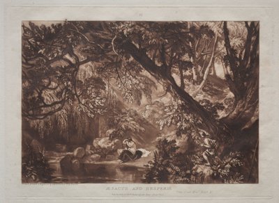 Aesacus i Hesperia autorstwa Joseph Mallord William Turner