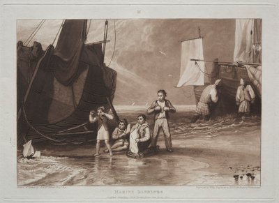 Book of Studies: Marine Dabblers. autorstwa Joseph Mallord William Turner