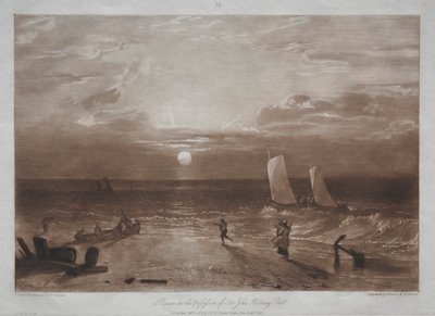 Zeszyt do nauki: Kawałek morza Mildmay autorstwa Joseph Mallord William Turner