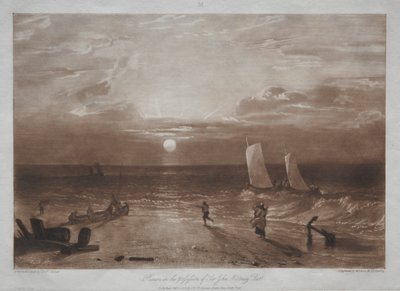 Liber Studiorum: Kawałek morza Mildmay. autorstwa Joseph Mallord William Turner