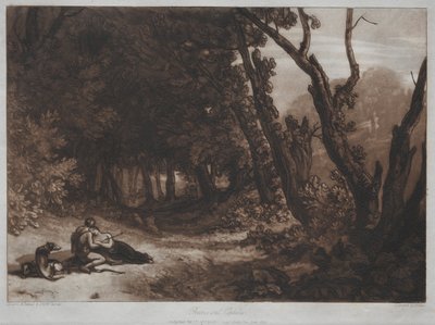 Księga studiów: Prokrys i Cefalus autorstwa Joseph Mallord William Turner