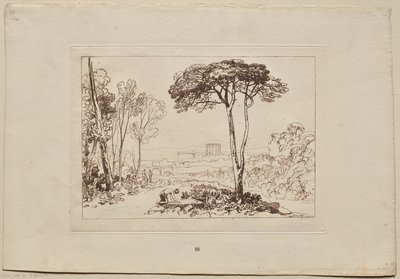 Zeszyt do studium: Scena na wsi autorstwa Joseph Mallord William Turner