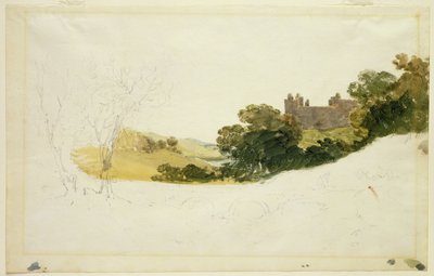 Pałac Linlithgow, Szkocja autorstwa Joseph Mallord William Turner