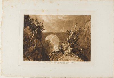 Mały Diabelski Most, płyta 19 z Liber Studiorum autorstwa Joseph Mallord William Turner