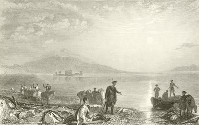 Zamek Loch Leven autorstwa Joseph Mallord William Turner