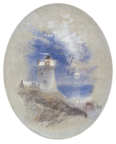 Latarnia morska Lowestoffe autorstwa Joseph Mallord William Turner