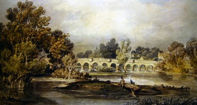 Maidenhead Bridge (akwarela na papierze) autorstwa Joseph Mallord William Turner