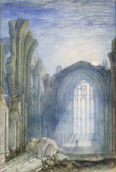 Opactwo Melrose: ilustracja do „The Lay of the Last Minstrel” Sir Waltera Scotta autorstwa Joseph Mallord William Turner
