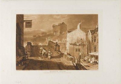 Morpeth, tablica 21 z Księgi Studiów autorstwa Joseph Mallord William Turner