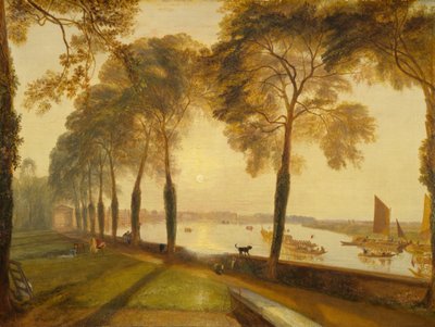 Taras Mortlake autorstwa Joseph Mallord William Turner