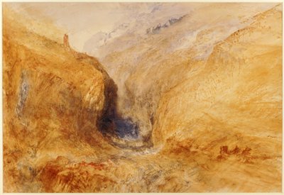Krajobraz górski ... autorstwa Joseph Mallord William Turner