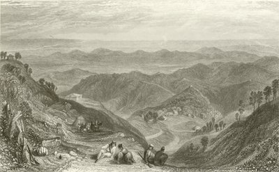 Mussooree i Dhoon, z Landour autorstwa Joseph Mallord William Turner