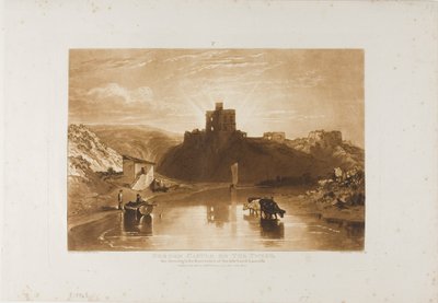 Zamek Norham, tablica 57 z Księgi Studiów autorstwa Joseph Mallord William Turner