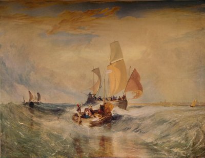 Teraz dla Malarza Liny Pasażerów na pokład, 1827, 1938 autorstwa Joseph Mallord William Turner