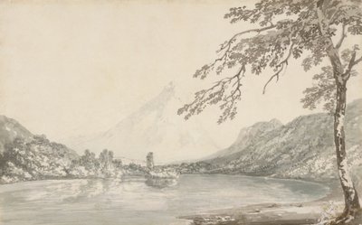 Nad rzeką Aar, między Unterseen a jeziorem Brienz autorstwa Joseph Mallord William Turner