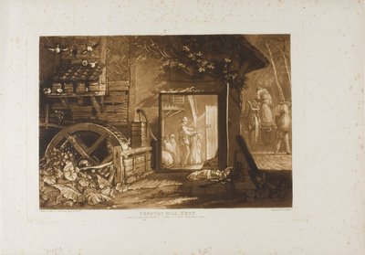 Pembury Mill, Kent, płyta 12 z Liber Studiorum autorstwa Joseph Mallord William Turner
