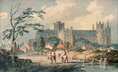 Katedra Peterborough od północy, 1909 autorstwa Joseph Mallord William Turner