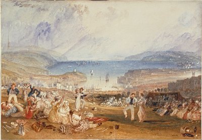 Plymouth, Devonshire ... (akwarela na papierze) autorstwa Joseph Mallord William Turner