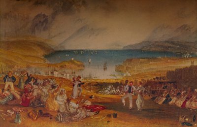 Plymouth, Devonshire, ok. 1830 r. autorstwa Joseph Mallord William Turner